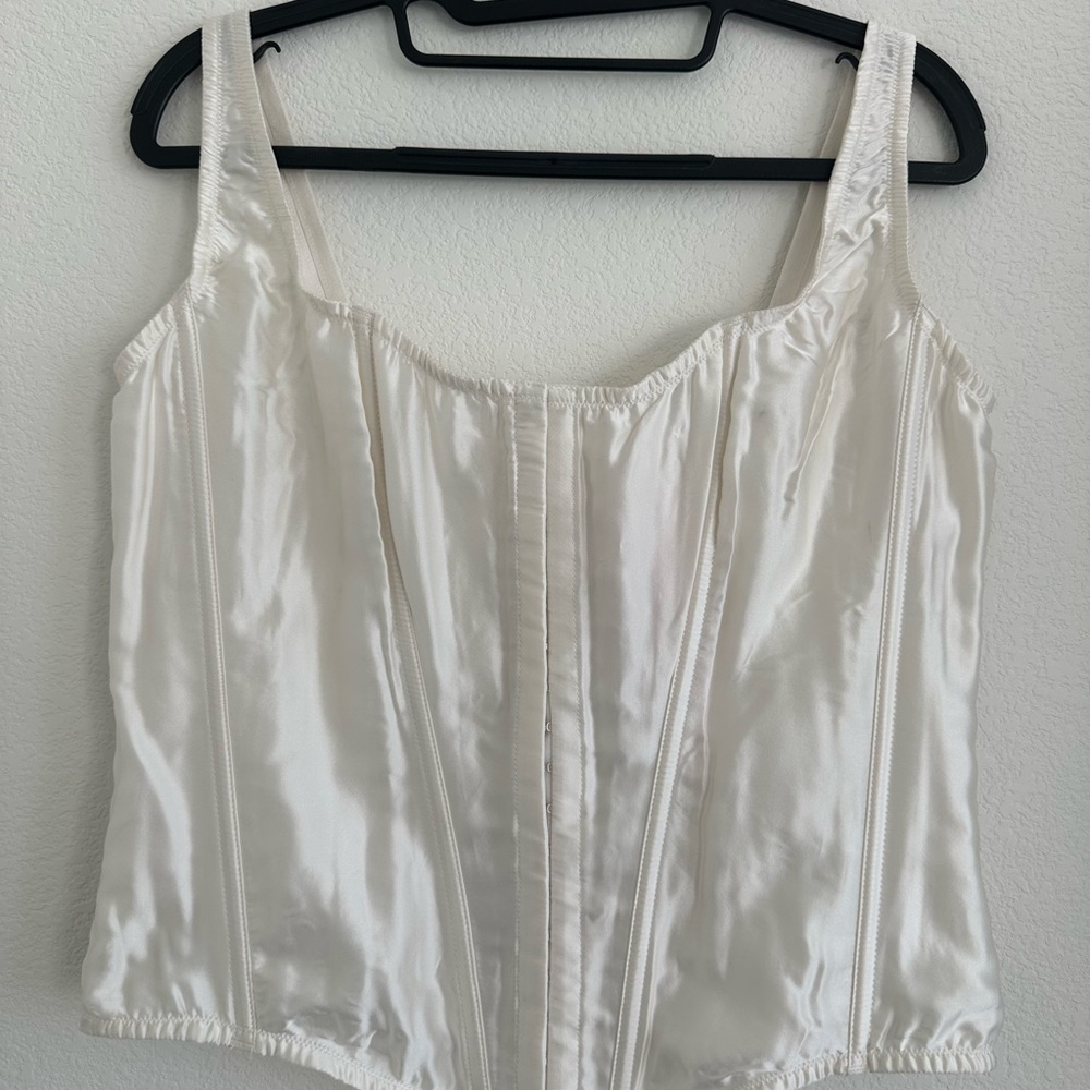 Victoria's Secret Classic White Corset Set
